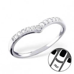Bague Phalange Argent Et Strass