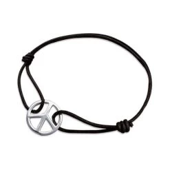 Bracelet Peace And Love Argent