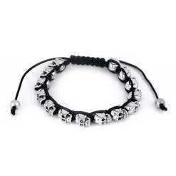 Bracelet Crânes En Métal