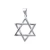 Pendentif étoile De David En Argent