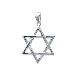 Pendentif étoile De David En Argent