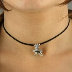 Collier Pendentif King Argent
