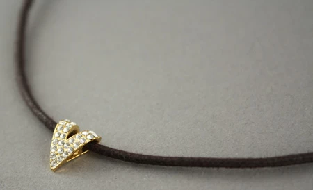 Collier Avec Pendentif Strass Alexy Or – Image 3