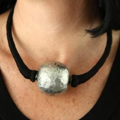 Collier Boule Anthyme Argent