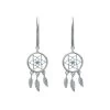 Boucles D’oreilles Attrape Rêve En Argent
