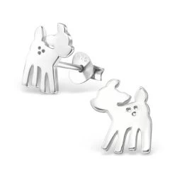 Boucles D’oreilles Bambi Argent