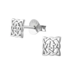 Boucles D’oreilles Celte Argent