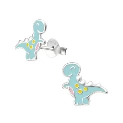 Boucles D’oreilles Dino Bleu
