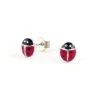 Boucles D’oreilles Coccinelle Argent