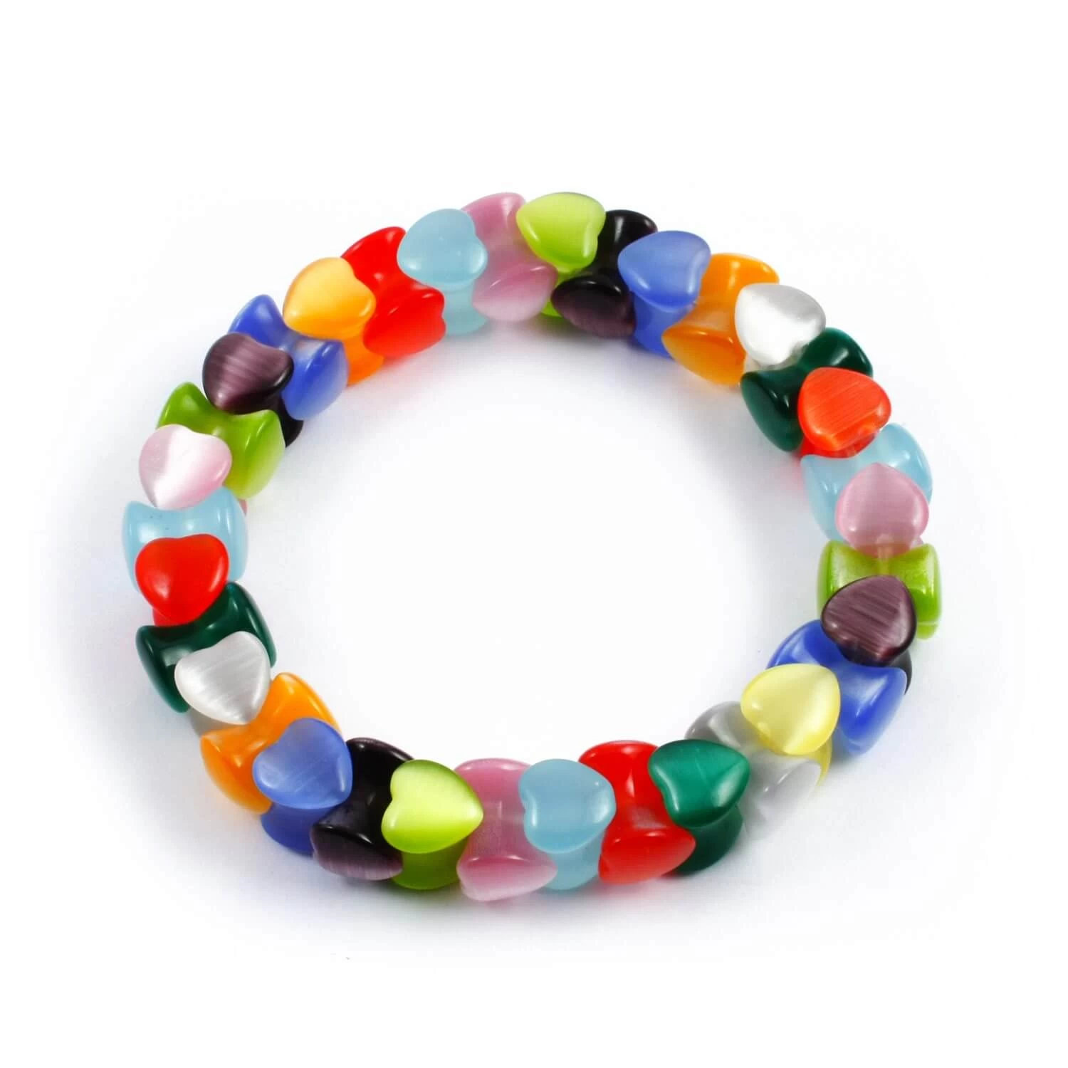 Bracelet Cœurs Multicolores Aubane