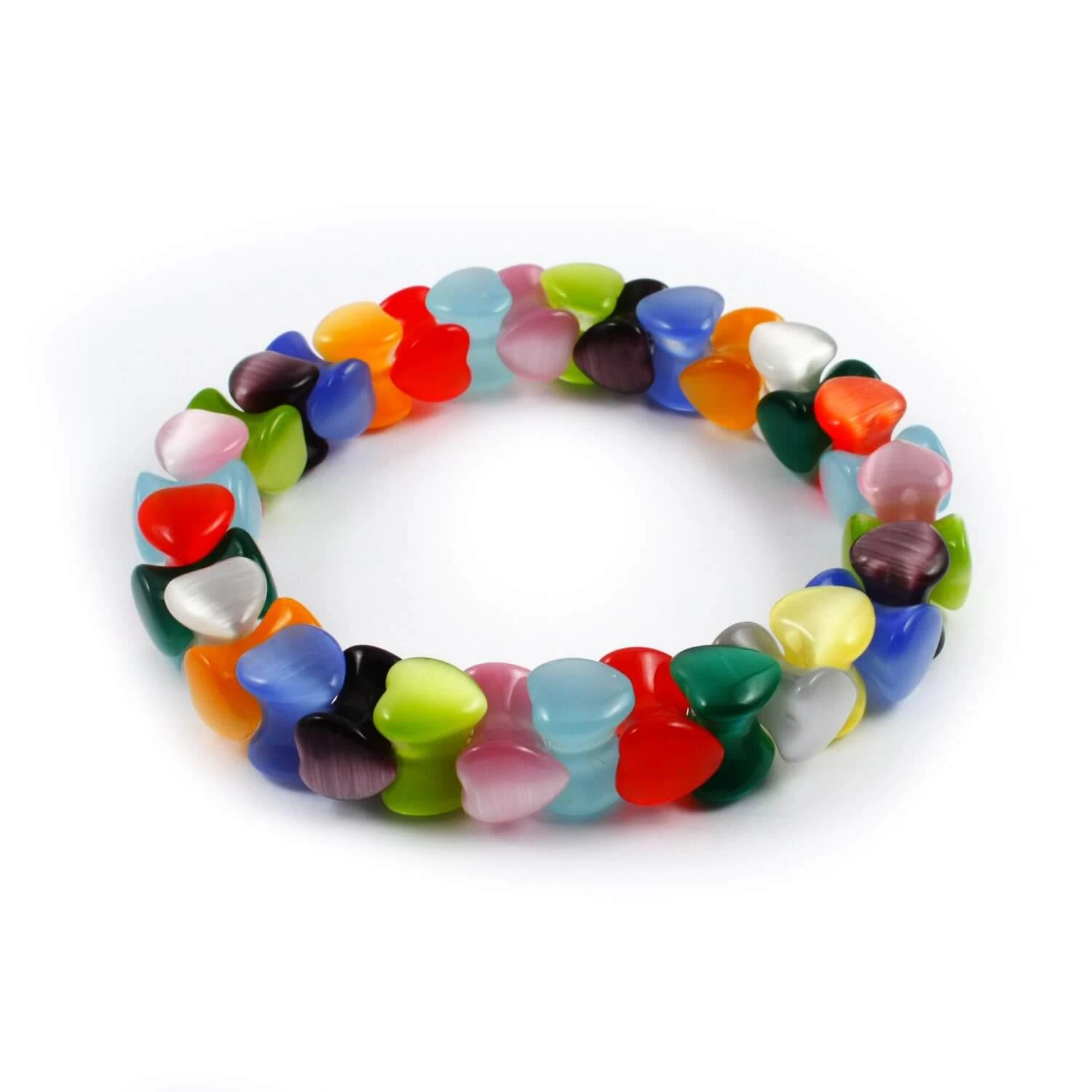 Bracelet Cœurs Multicolores Aubane – Image 2