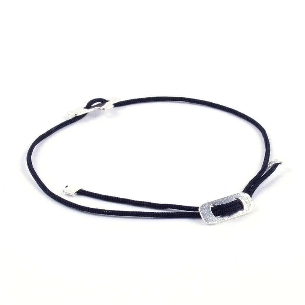 Bracelet Croix En Argent Noir – Image 4