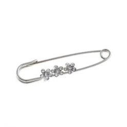 Epingle Fleurs Strass Bénilde