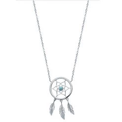 Collier Attrape-rêve En Argent
