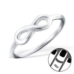 Bague De Phalange Argent Infini
