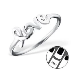 Bague De Phalange Argent Love