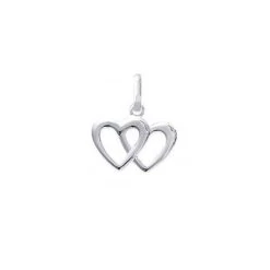 Pendentif Petit Coeur Entrelacé Argent