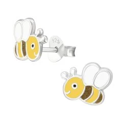 Boucles D’oreilles Abeille En Argent